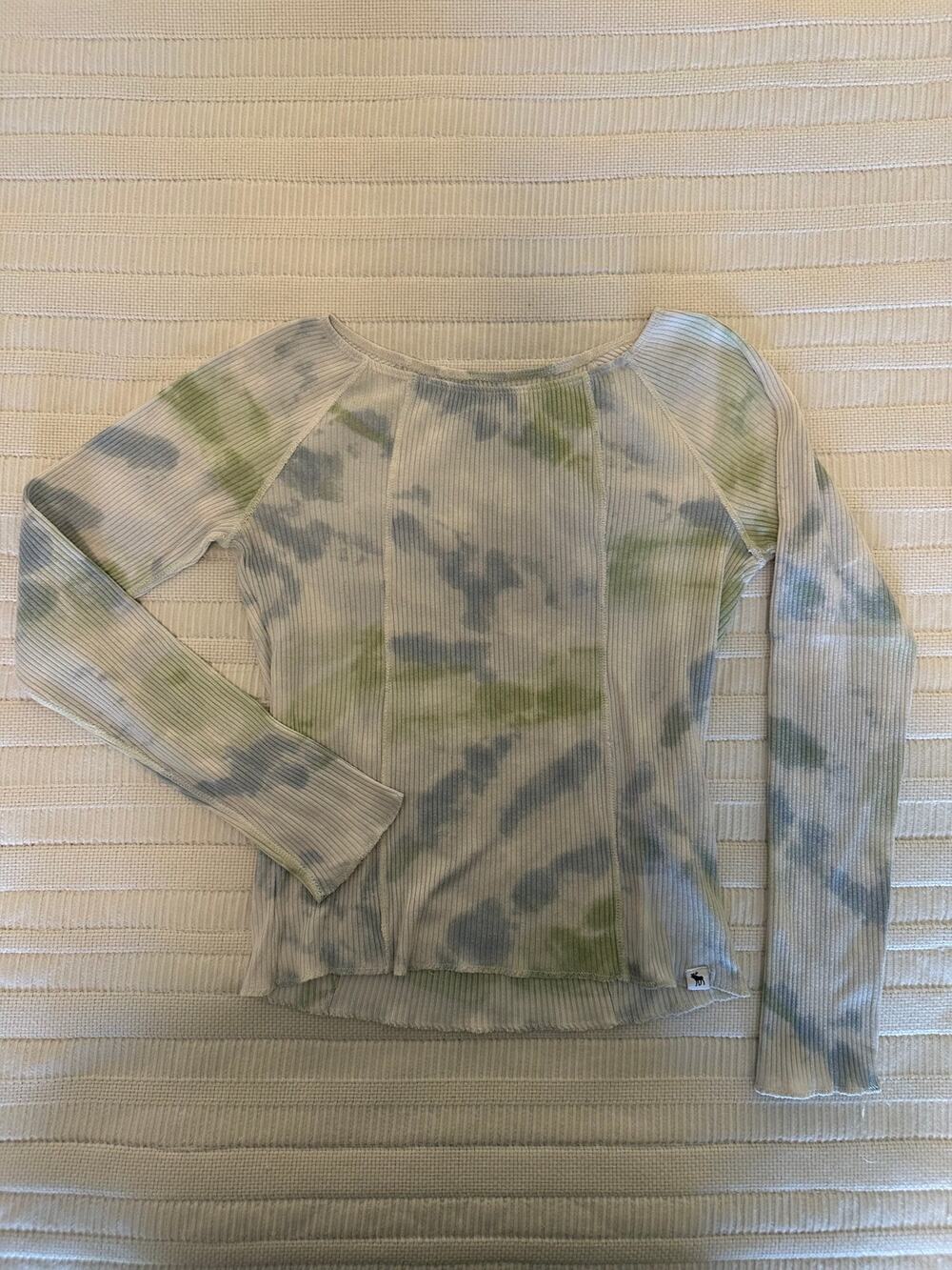 Abercrombie Kids 13/14 Ribbed Long-Sleeved Tee